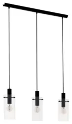 H&auml;ngeleuchte Montefino in Schwarz max. 60 Watt