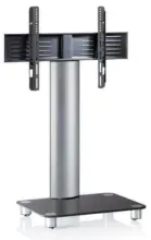 m&ouml;max Dornbirn - Ihr Trendm&ouml;belhaus in Dornbirn TV-Rack Tosal m. Rollen ca. 60x100 cm Schwarz/Silber