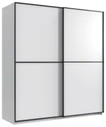 Schwebet&uuml;renschrank Ulm Wei&szlig;