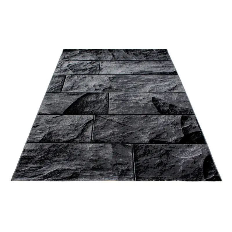 Webteppich Parma Schwarz ca. 80x300cm