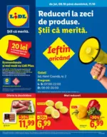 Lidl de joi 08.10 p&acirc;nă duminică 11.10 - p&acirc;nă la 11-10-26