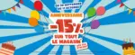 So.bio Du 30 septembre au 11 octobre, on souffle nos bougies avec vous ! Profitez de -15% sur tout le magasin d&egrave;s 35&euro; d&rsquo;achat. - au 11.10.2026
