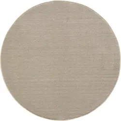 Webteppich Loom Beige &Oslash; ca. 120cm
