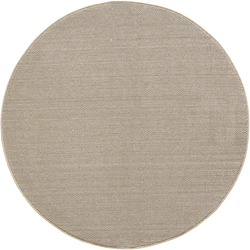 Webteppich Loom Beige &Oslash; ca. 120cm