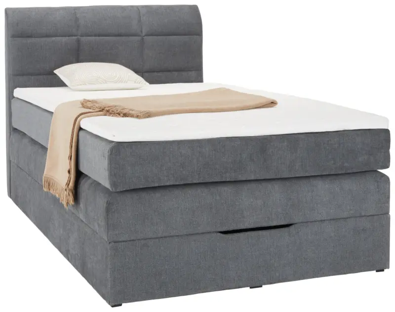 Boxspringbett Runner Grau ca. 120x200cm