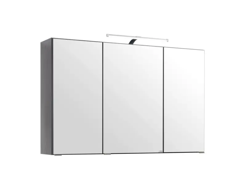 Spiegelschrank Florida in Graphitfarben mit LED