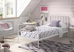 Kinder-/Juniorbett Alice ca. 90x200 cm Wei&szlig;