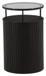 Beistelltisch Bovall Schwarz