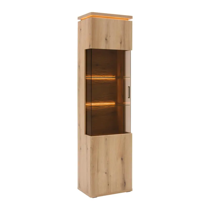 Vitrine Alameda Eichefarben