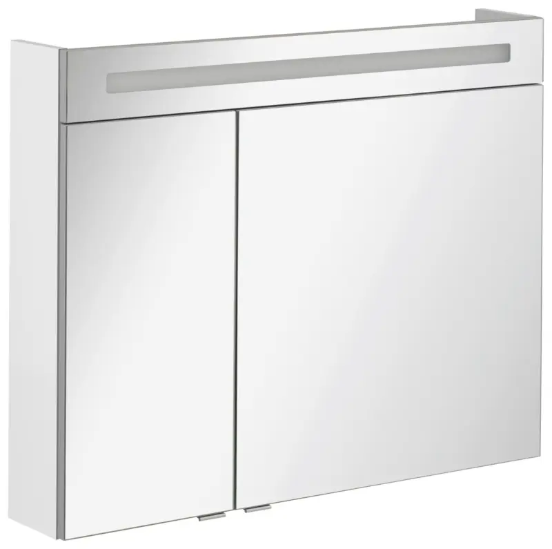 Spiegelschrank B. Clever mit LED 2-t&uuml;rig ca. 90x71 cm Wei&szlig;