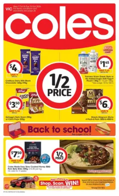 Preview of Coles catalogue VIC - valid from 07/10/2026