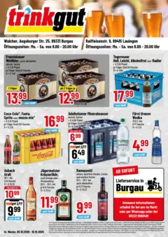 Trinkgut - trinkgut: Wochenangebote ab 05.10.2026 gültig Trinkgut - trinkgut: Wochenangebote ab 05.10.2026 gültig