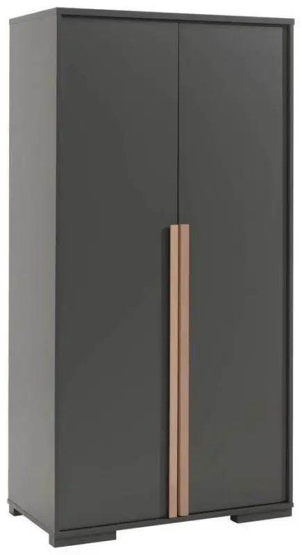 Dreht&uuml;renschrank London ca.98,5x195,2x56cm Anthrazit
