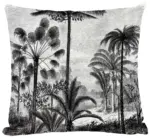 m&ouml;max Dornbirn - Ihr Trendm&ouml;belhaus in Dornbirn Kissenh&uuml;lle Floral Schwarz/Wei&szlig; ca. 45x45cm