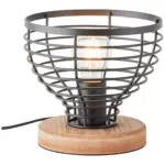 m&ouml;max Dornbirn - Ihr Trendm&ouml;belhaus in Dornbirn Tischleuchte Avia Schwarz/Braun max. 52 Watt