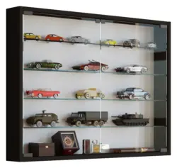 H&auml;ngevitrine in Schwarz Mandosa L