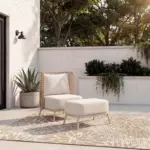 m&ouml;max Dornbirn - Ihr Trendm&ouml;belhaus in Dornbirn Gartensessel Iska Creme Outdoorstoff/Metall +Abdeckung