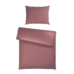 Bettw&auml;sche Xenia Uni Mauve ca. 140x200cm