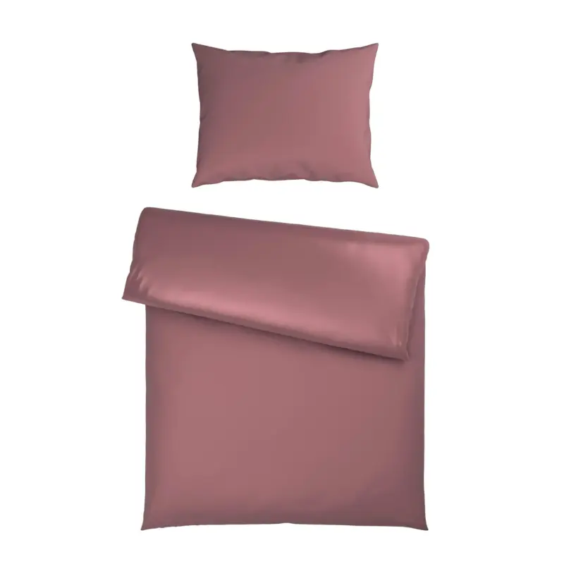 Bettw&auml;sche Xenia Uni Mauve ca. 140x200cm
