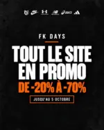 Footkorner FK DAYS | Jusqu'&agrave; -70% ! - au 05.10.2026