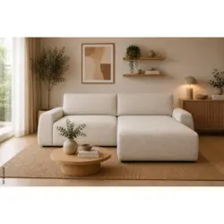 Ecksofa mit Bettfunktion und Bettkasten