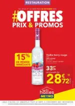 Metro Offres prix & promos - Restauration - au 28.10.2026