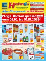 Hahners Verbrauchermarkt Edeka Hahner: Wochenangebote - bis 10.10.2026