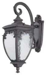 Wandleuchte Fleur Bronzefarben max. 60 Watt Wandlampe