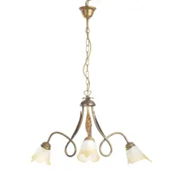 Kronleuchter Doppio Giro Bronzefarben max. 6 Watt