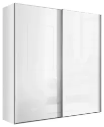 Schwebet&uuml;renschrank Lumos Glas Wei&szlig;
