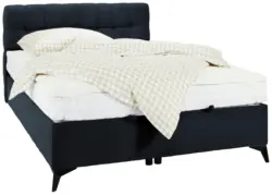 Boxbett in Schwarz ca. 140x200cm