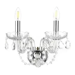 Wandleuchte Svetlana Chromfarben max. 6 Watt Wandlampe