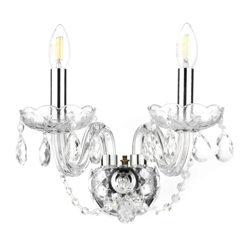 Wandleuchte Svetlana Chromfarben max. 6 Watt Wandlampe