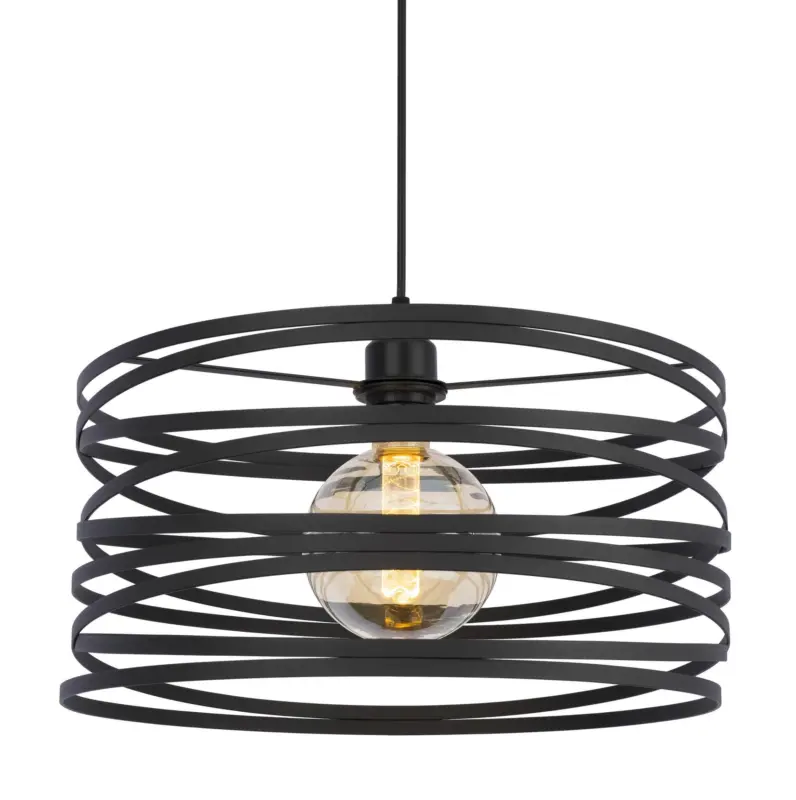 H&auml;ngeleuchte Esila in Schwarz max. 40 Watt