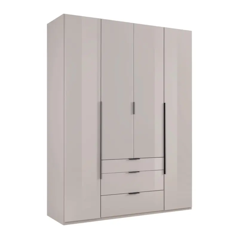 Dreht&uuml;renschrank New York Grau/Sahara