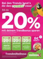 M&ouml;maX bis zu 20 mit deinem Trendbonus sparen - bis 04.10.2026