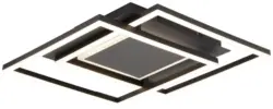 LED-Deckenleuchte Ziti Schwarz max. 40 Watt Deckenlampe