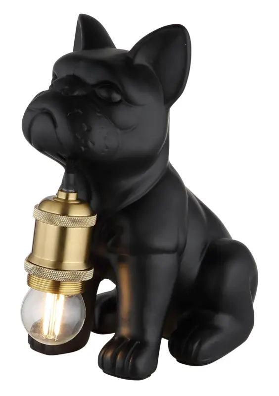Tischleuchte Carlos Schwarz/Kupfer max. 60 Watt