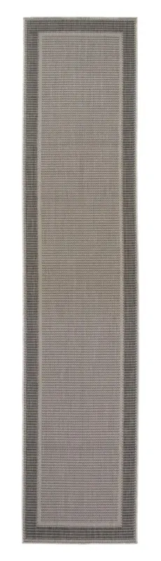 Flachwebteppich Country Grau 1 ca. 80x350cm