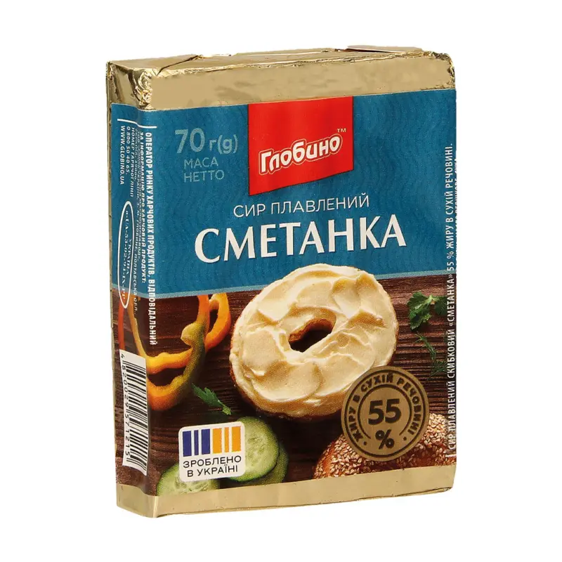 Schmelzk&auml;sezubereitung Smetanka, 55% Fett i.Tr.