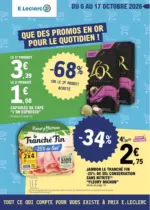 SA SOC COOPER GROUPEM ACHAT CENTRE LECLERC DEPENSER MOINS 22 BIS - MIXTE - au 17.10.2026