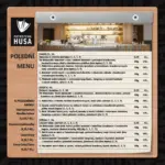 Potrefen&aacute; Husa Poledn&iacute; menu &ndash; do 09.10.2026