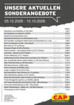 CAP-Markt Sonderangebote f&uuml;r Sie - bis 10.10.2026