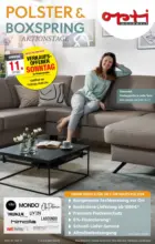 Opti-Wohnwelt Polster & Boxspring Aktionstage - bis 24.10.2026