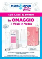 Acqua & Sapone SRL Societ&agrave; Consortile In omaggio il vaso il vetro - il 12.10.2026