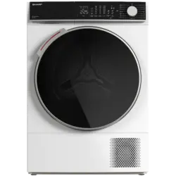 Сушилня Sharp KD-NHL8S9GWC , 8 kg, C , C , Бял