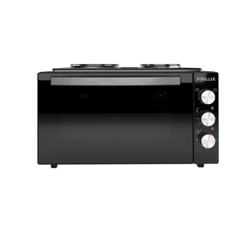 Готварска печка (мини) Finlux FMC-4545BS , 2 ток , Черен