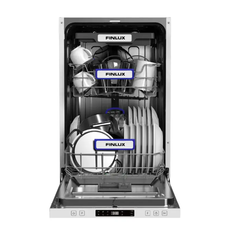 Съдомиялна машина за вграждане Finlux DFX4502EBI , 11 комплекта, D