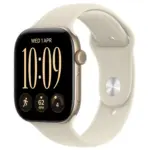 ЗОРА Смарт часовник Apple Watch 12 42mm Light Gold/Sand Band M/L mjee4 , 64 , Apple S11 64-bit Dual Core