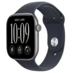 ЗОРА Смарт часовник Apple Watch 12 Cell 46mm Space Gray/Navy Band M/L mjg74 , 64 , Apple S11 64-bit Dual Core